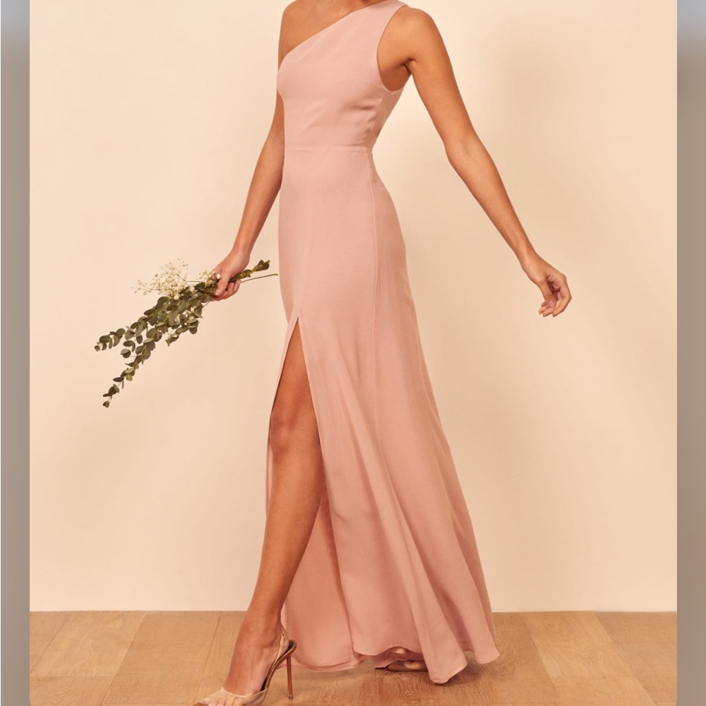 NEW Reformation Evelyn Maxi Dress in Blush - Size 12